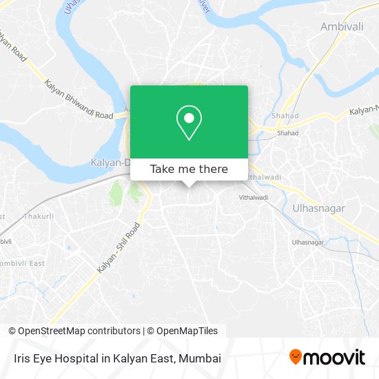 Iris Eye Hospital in Kalyan East map