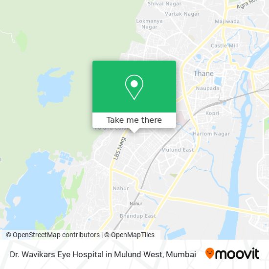 Dr. Wavikars Eye Hospital in Mulund West map