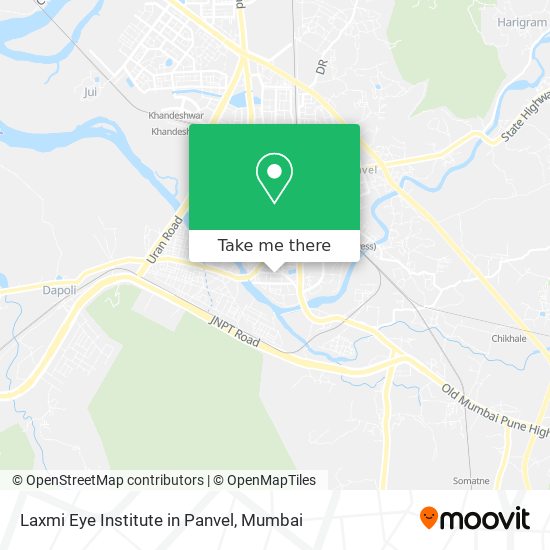 Laxmi Eye Institute in Panvel map