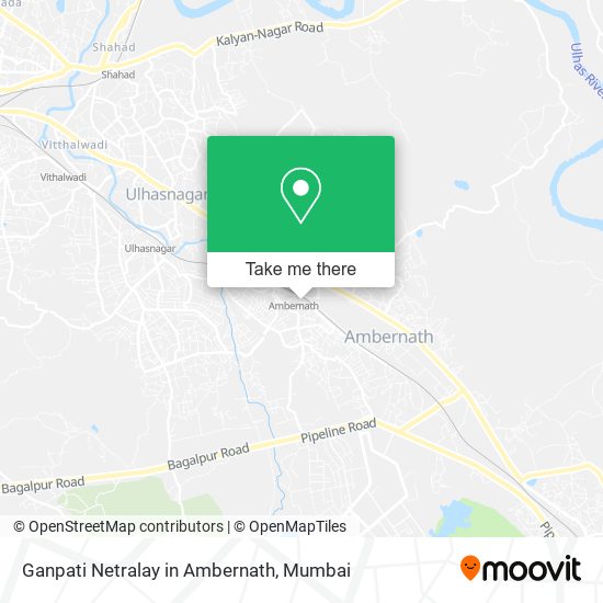 Ganpati Netralay in Ambernath map