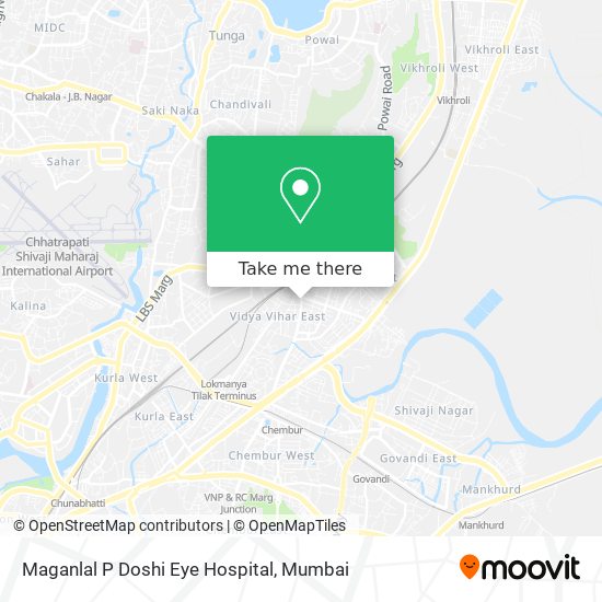 Maganlal P Doshi Eye Hospital map