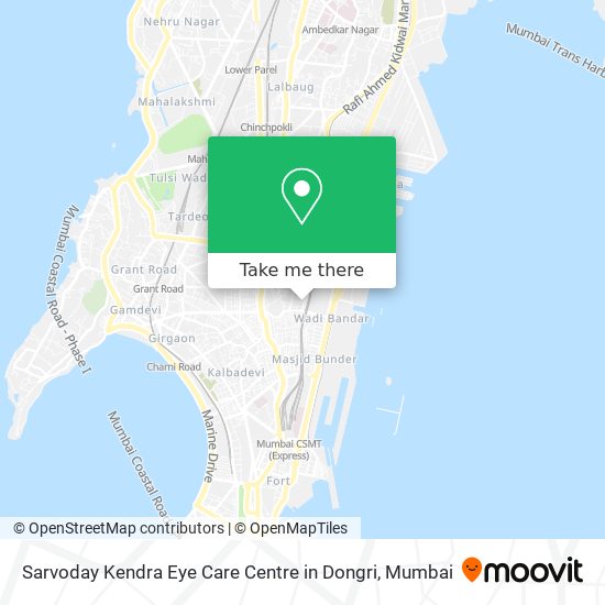 Sarvoday Kendra Eye Care Centre in Dongri map