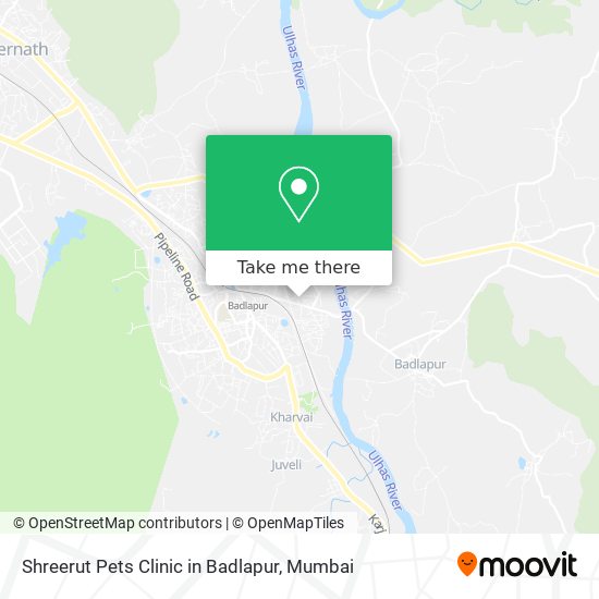 Shreerut Pets Clinic in Badlapur map