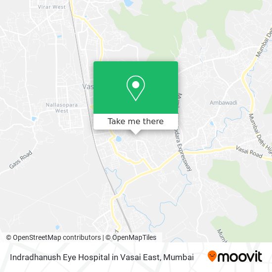 Indradhanush Eye Hospital in Vasai East map