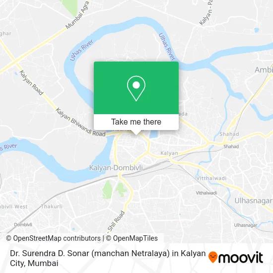 Dr. Surendra D. Sonar (manchan Netralaya) in Kalyan City map