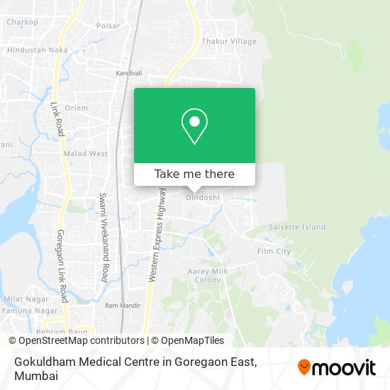 Gokuldham Medical Centre in Goregaon East map