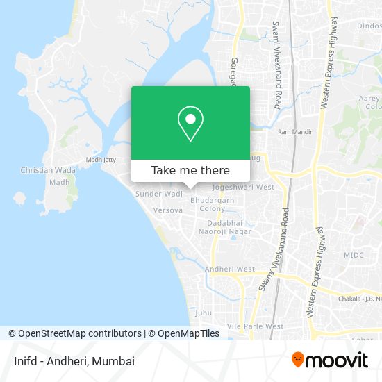 Inifd - Andheri map