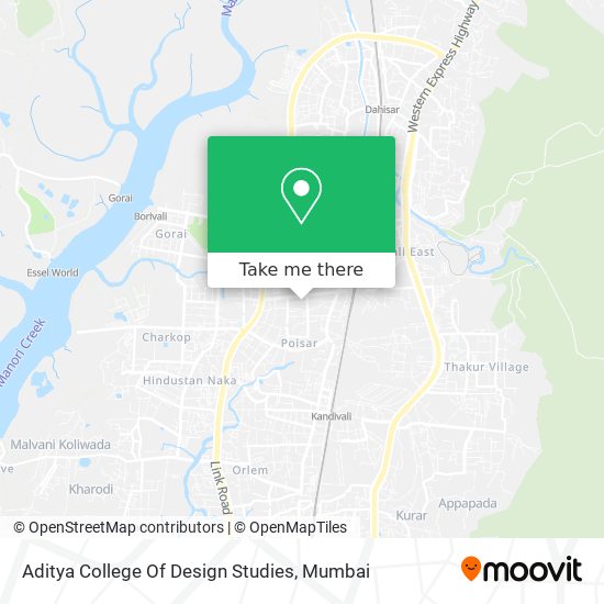 Aditya College Of Design Studies map
