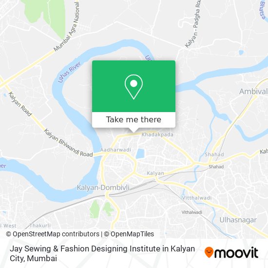 Jay Sewing & Fashion Designing Institute in Kalyan City map