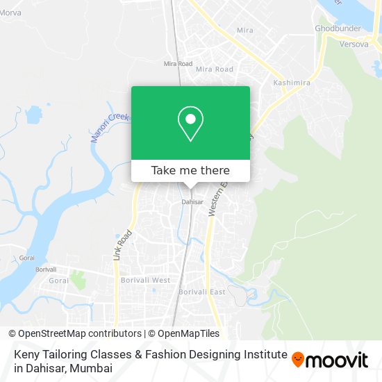 Keny Tailoring Classes & Fashion Designing Institute in Dahisar map