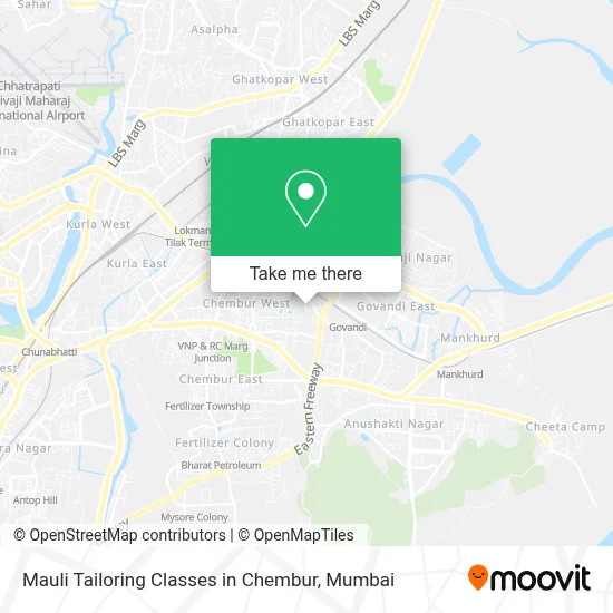 Mauli Tailoring Classes in Chembur map