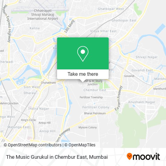 The Music Gurukul in Chembur East map