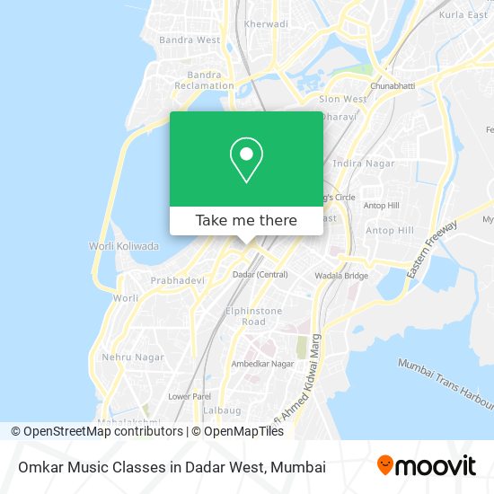 Omkar Music Classes in Dadar West map