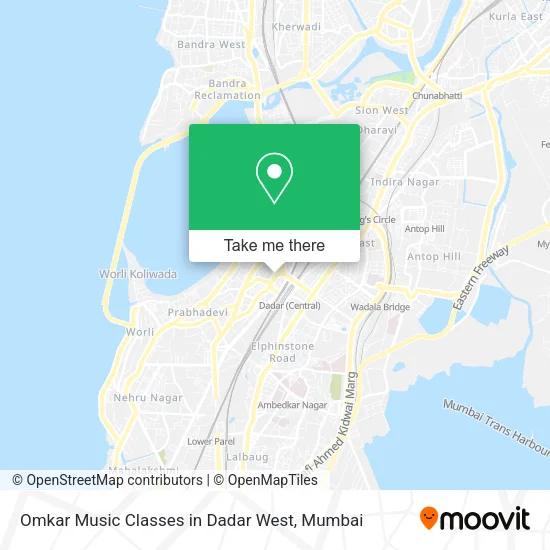 Omkar Music Classes in Dadar West map