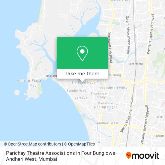 Parichay Theatre Associations in Four Bunglows-Andheri West map