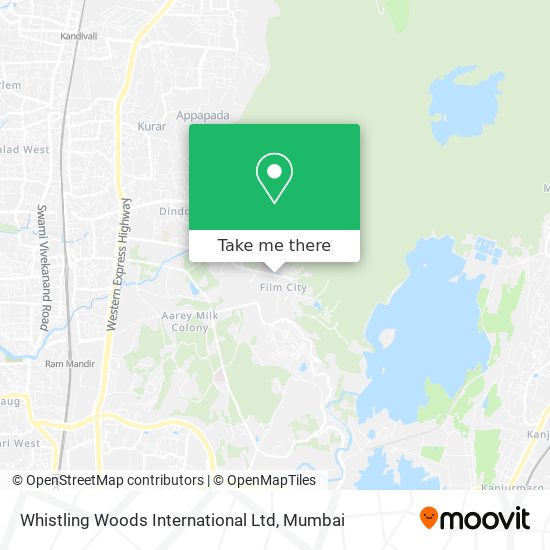 Whistling Woods International Ltd map