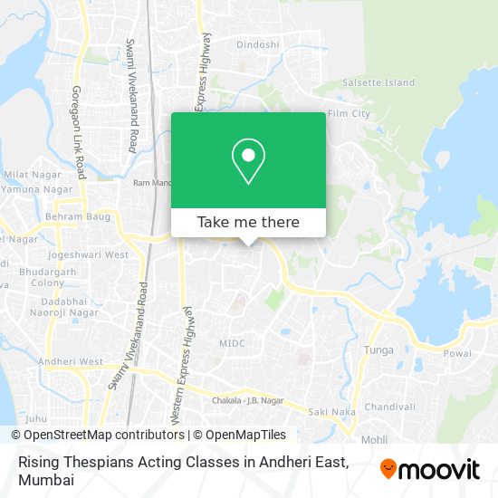 Rising Thespians Acting Classes in Andheri East map