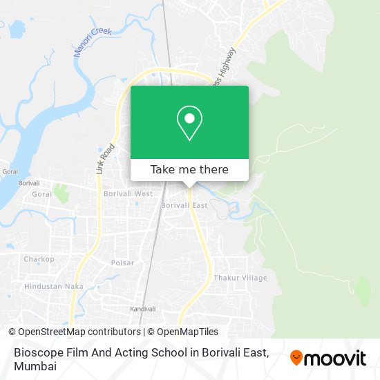 Bioscope Film And Acting School in Borivali East map