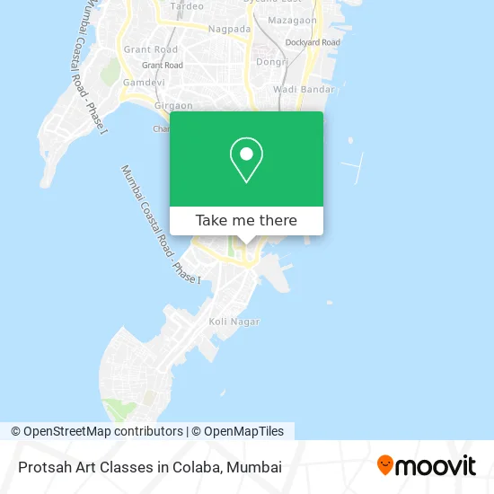 Protsah Art Classes in Colaba map