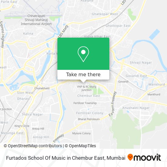 Furtados School Of Music in Chembur East map