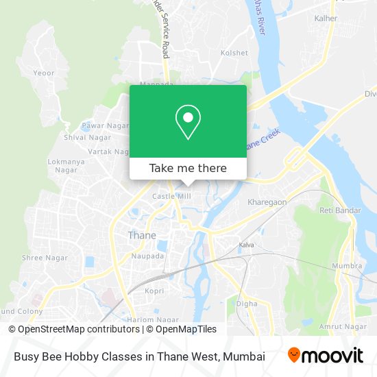 Busy Bee Hobby Classes in Thane West map