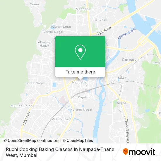 Ruchi Cooking Baking Classes in Naupada-Thane West map