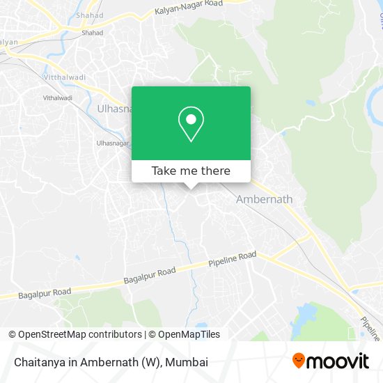Chaitanya in Ambernath (W) map