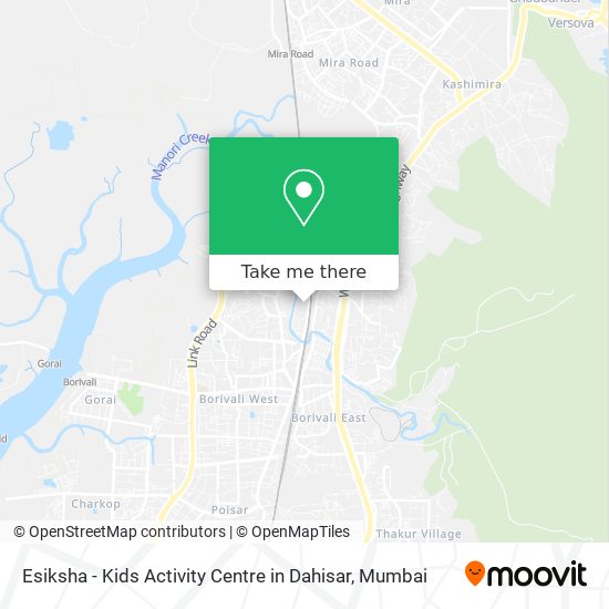 Esiksha - Kids Activity Centre in Dahisar map