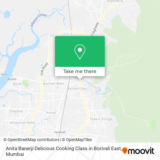 Anita Banerji Delicious Cooking Class in Borivali East map