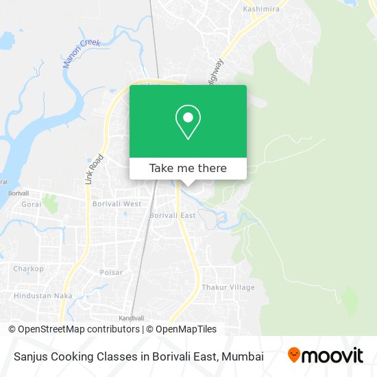 Sanjus Cooking Classes in Borivali East map