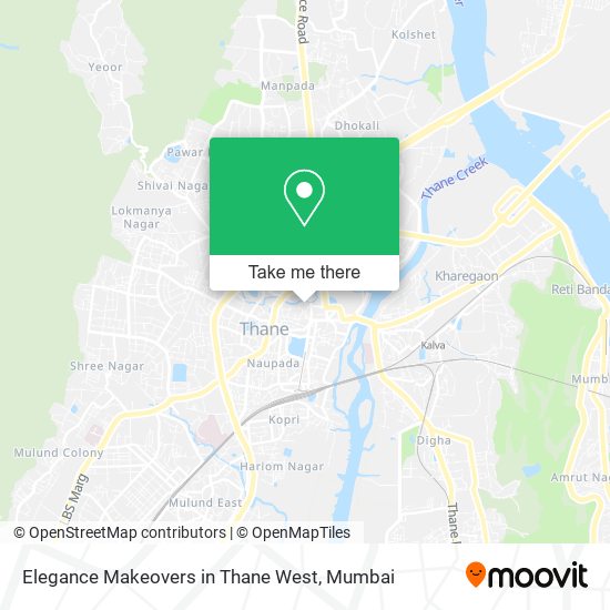 Elegance Makeovers in Thane West map