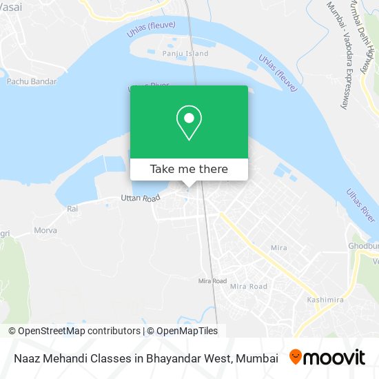 Naaz Mehandi Classes in Bhayandar West map