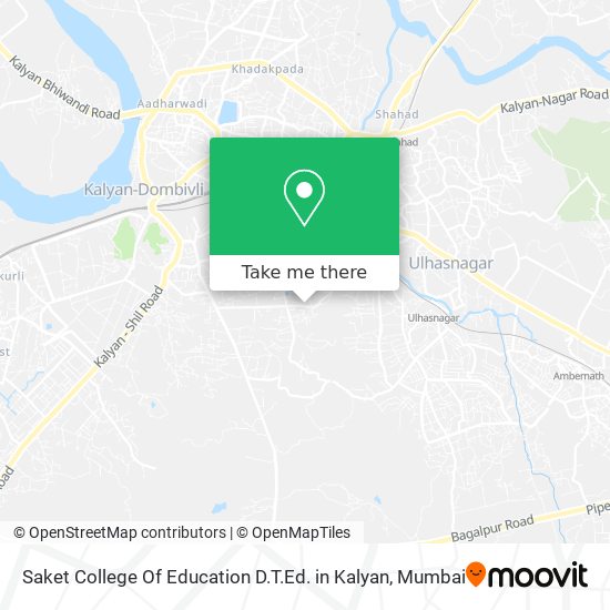 Saket College Of Education D.T.Ed. in Kalyan map