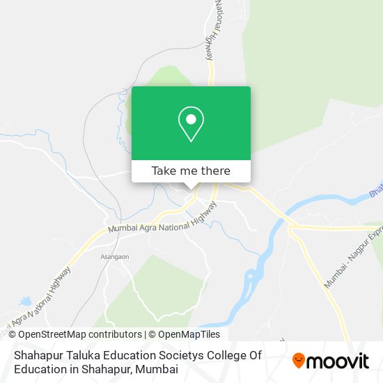 Shahapur Taluka Education Societys College Of Education in Shahapur map