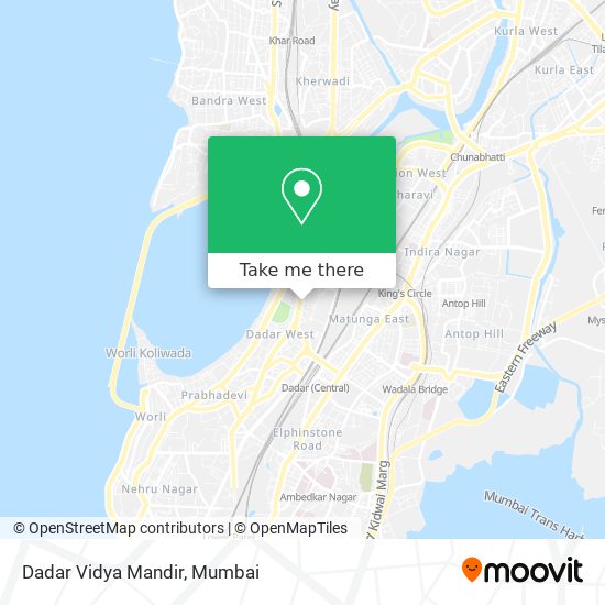 Dadar Vidya Mandir map