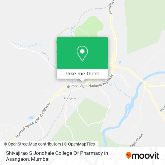 Shivajirao S Jondhale College Of Pharmacy in Asangaon map