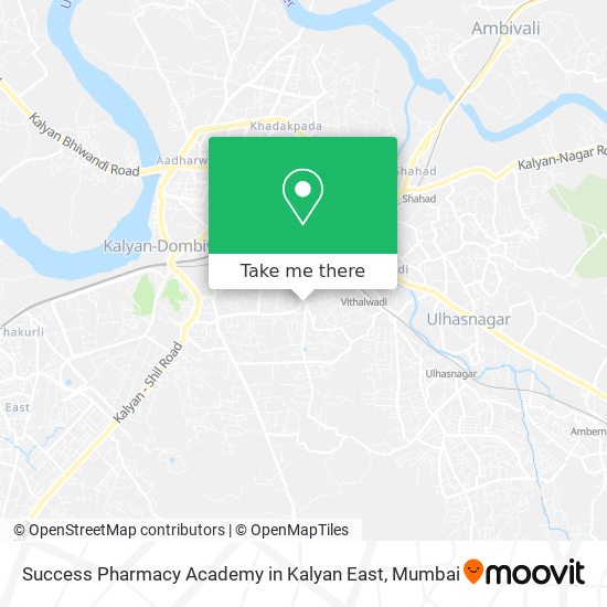 Success Pharmacy Academy in Kalyan East map