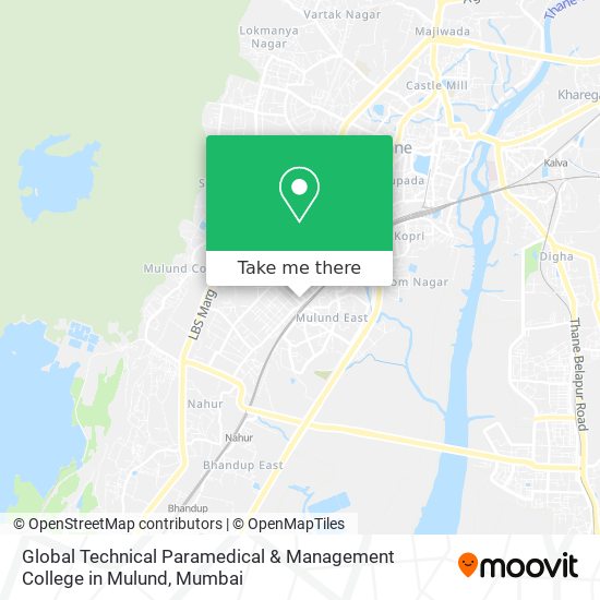 Global Technical Paramedical & Management College in Mulund map