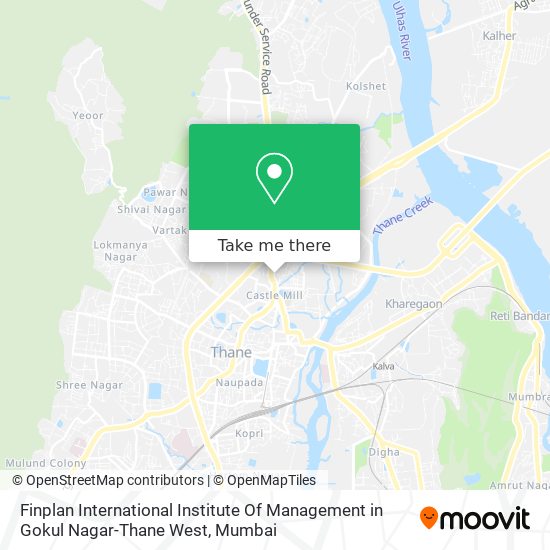 Finplan International Institute Of Management in Gokul Nagar-Thane West map