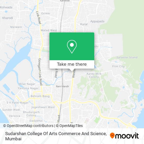 Sudarshan College Of Arts Commerce And Science map