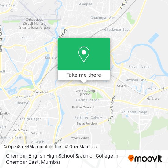 Chembur English High School & Junior College in Chembur East map