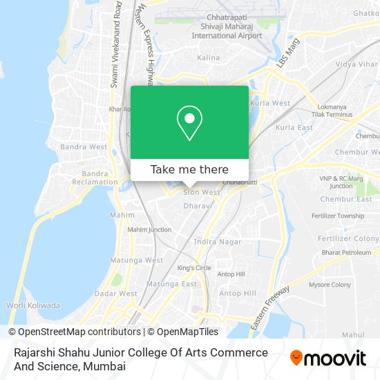 Rajarshi Shahu Junior College Of Arts Commerce And Science map