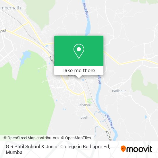 G R Patil School & Junior College in Badlapur Ed map