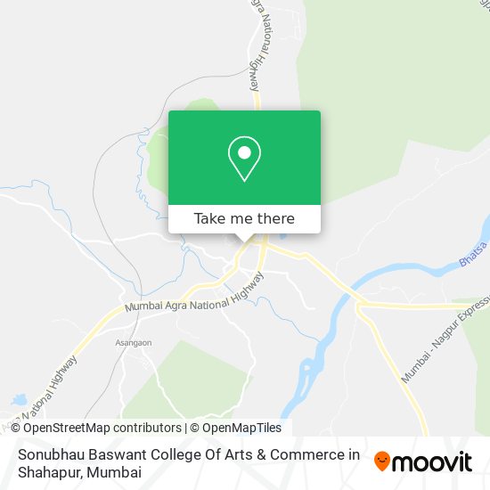 Sonubhau Baswant College Of Arts & Commerce in Shahapur map