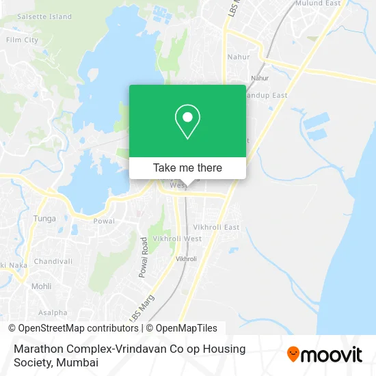 Marathon Complex-Vrindavan Co op Housing Society map