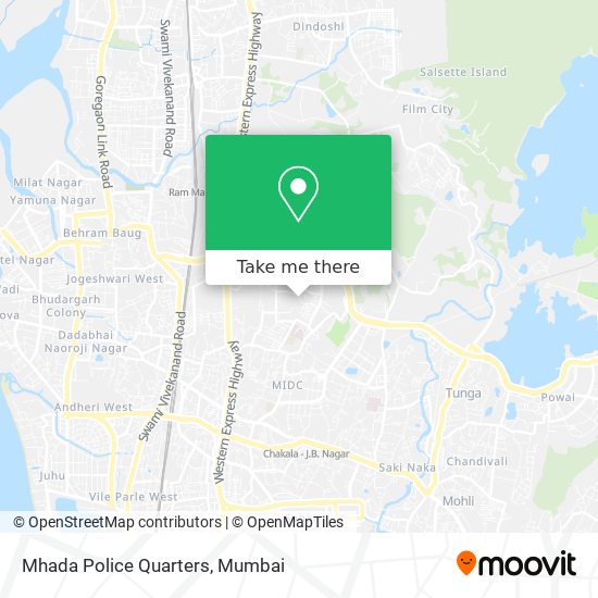 Mhada Police Quarters map