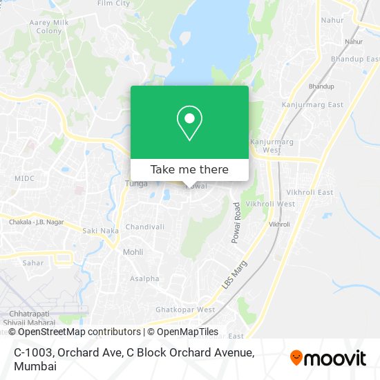 C-1003, Orchard Ave, C Block Orchard Avenue map