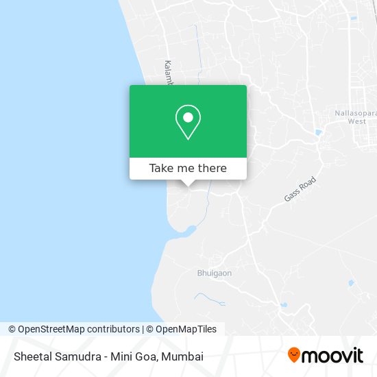 Sheetal Samudra - Mini Goa map