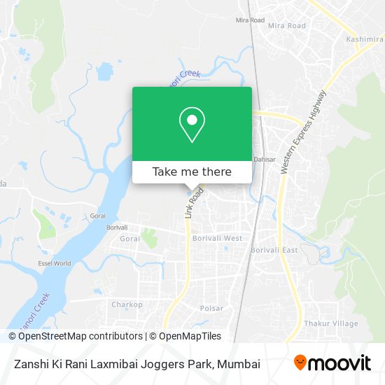 Zanshi Ki Rani Laxmibai Joggers Park map