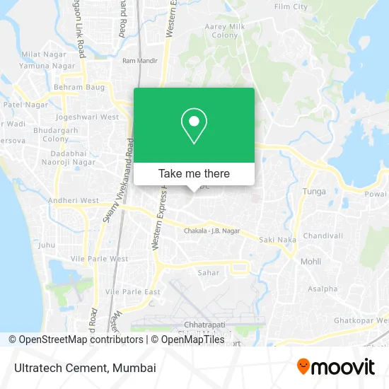 Ultratech Cement map